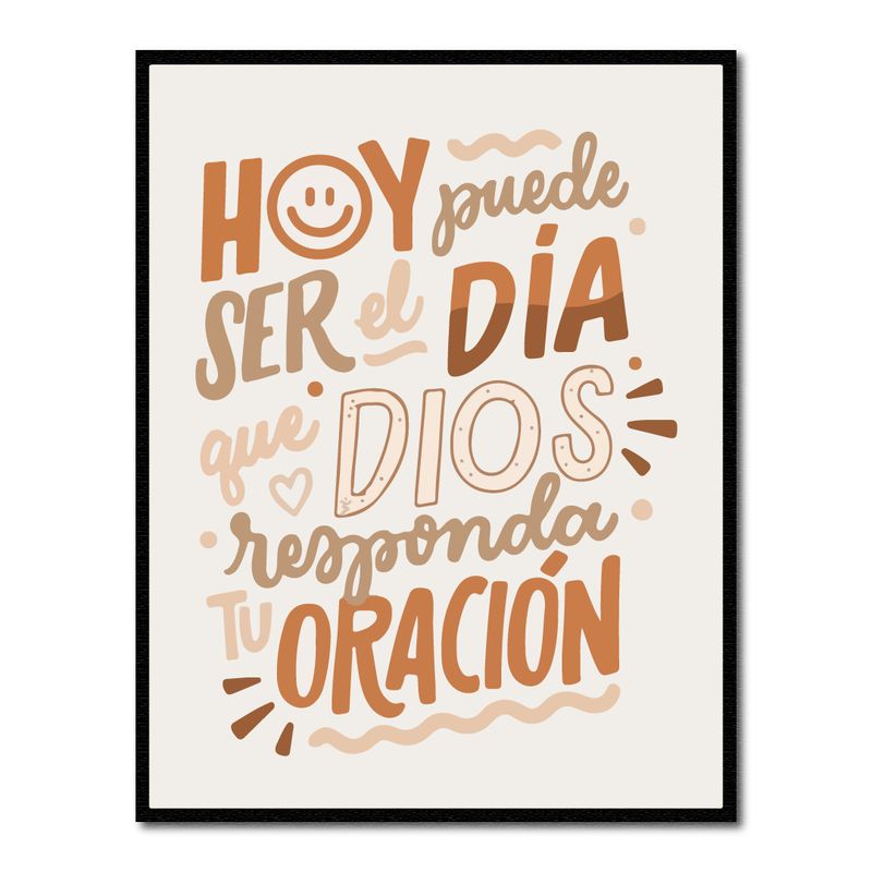 GENERICO - Cuadro Decorativo 21x29 marco en madera sin vidrio