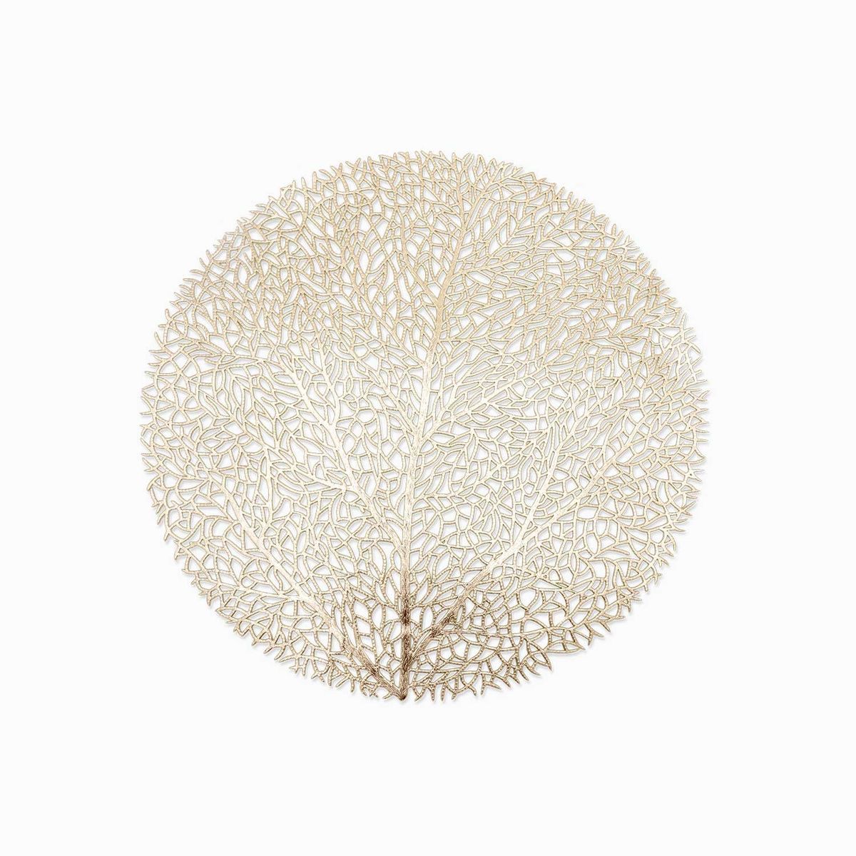 AMBIENTE GOURMET - Individual redondo nativo dorado Ambiente Gourmet