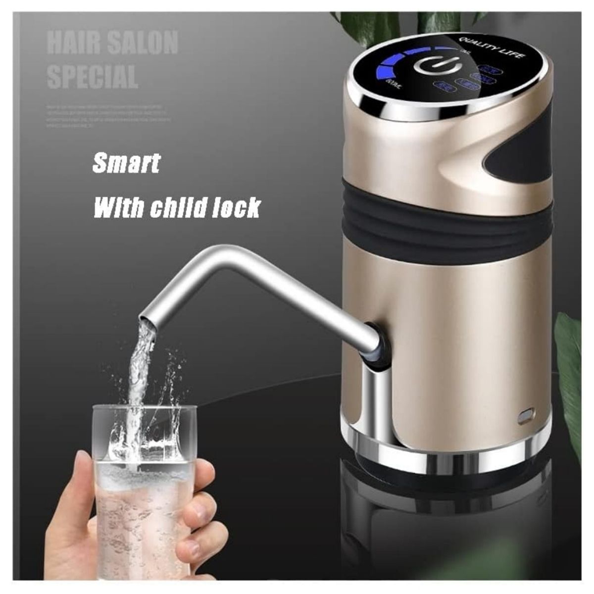 GENERICO - Dispensador De Agua Metálico Automático Para Botellón Recargable