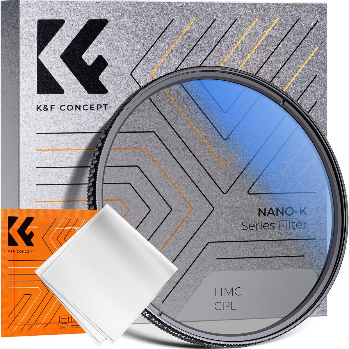 K&F CONCEPT - Filtro Polarizador de 82mm Nano-K  K&F Concept