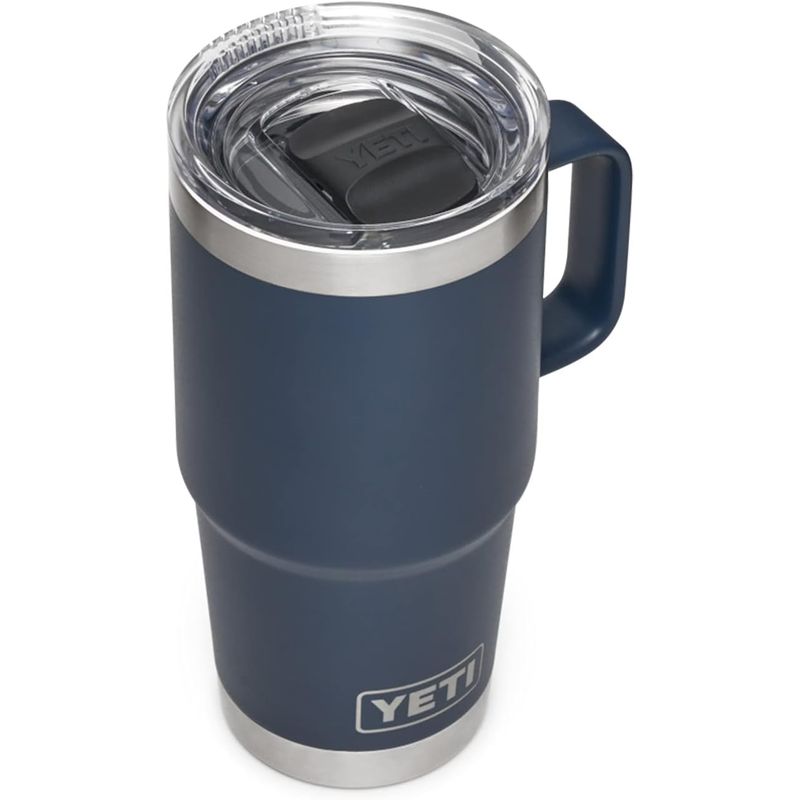 YETI - Taza de Viaje YETI Rambler 20 oz Acero Inoxidable Aislada