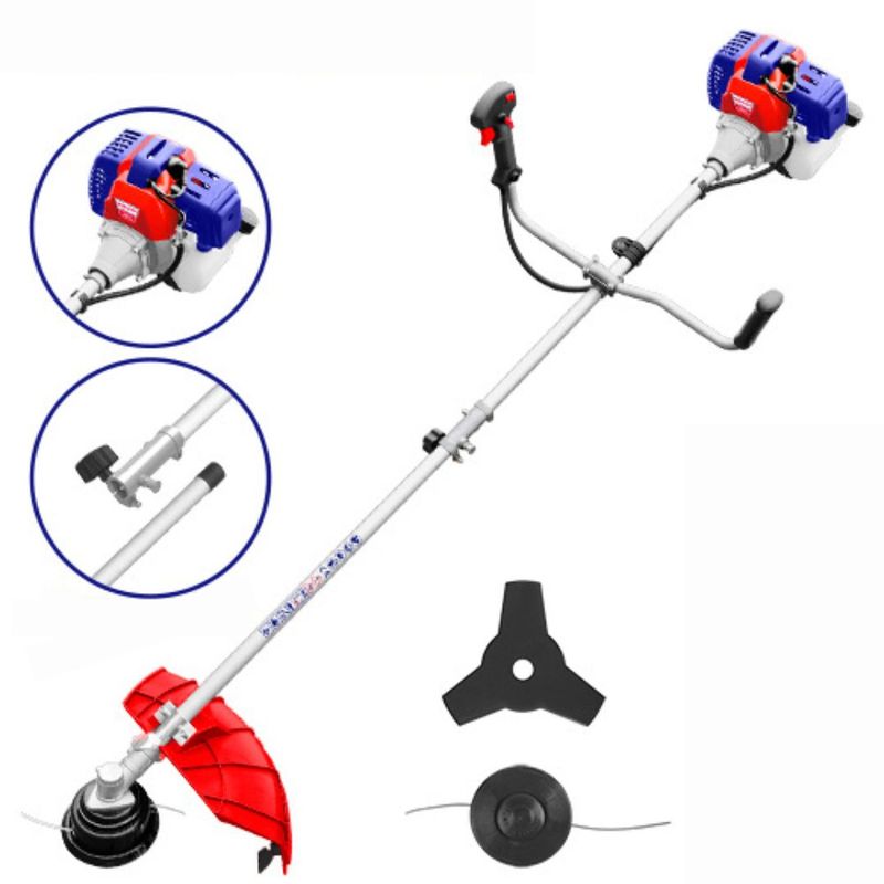  - Guadañadora 2hp A Gasolina 43cc + Cuchilla + Yoyo Emtop