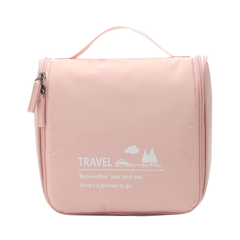 GENERICO - ORGANIZADOR COSMETIQUERA MAQUILLAJE NECESER IMPERMEABLE-ROSA