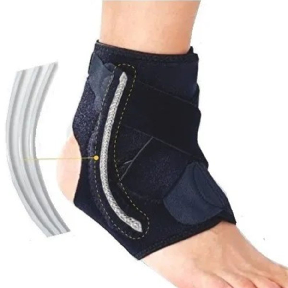 GENERICO - TOBILLERA TALONERA ORTOPEDICA AJUSTABLE COMPRESION SOPORTE