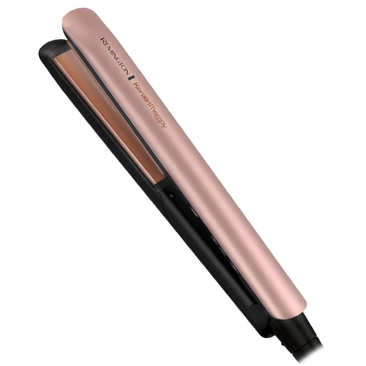 REMINGTON - Combo Remington Plancha Keratina y Cepillo Secador Wet2Style