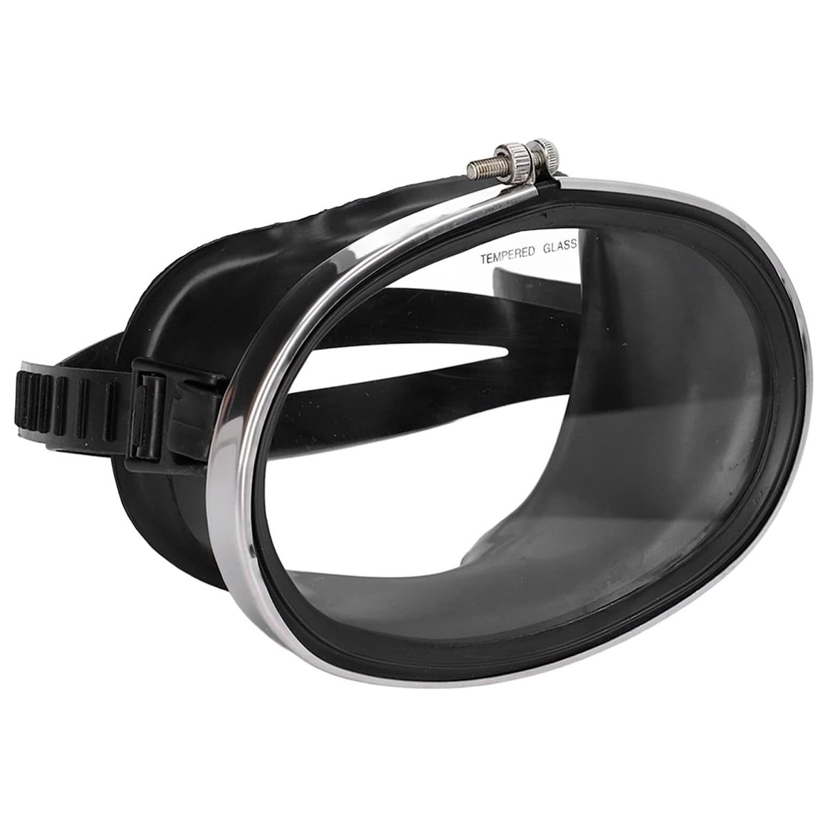 GENERICO - Kit X2 Máscara Buceo Pesca Careta Snorkel Vidrio Solo Adulto