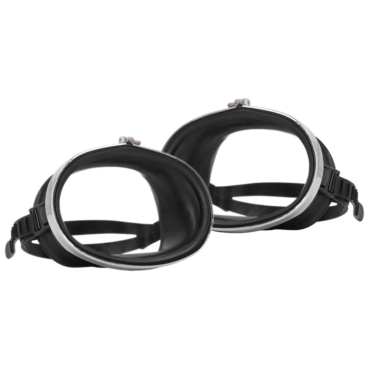 GENERICO - Kit X2 Máscara Buceo Pesca Careta Snorkel Vidrio Solo Adulto