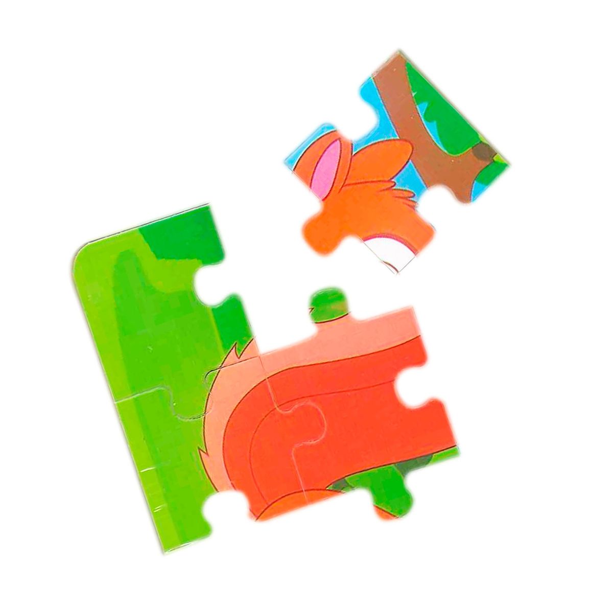 GENERICO - Super Rompecabezas Madera De Ardilla X 15 Piezas Para Niños