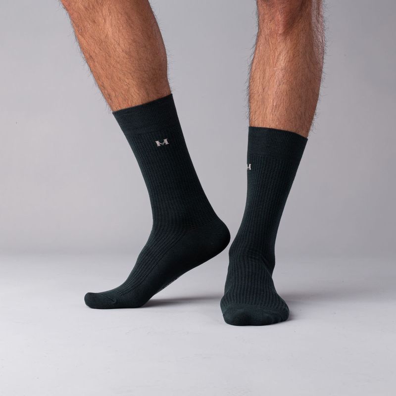 MARIO HERNANDEZ - Medias Matiz Extrafina Verde MH Socks