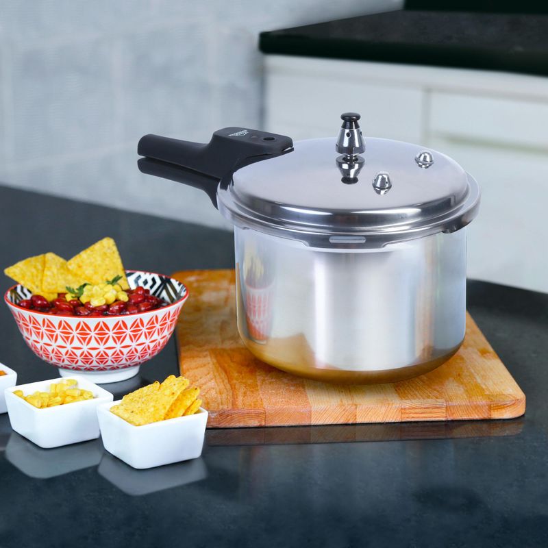 HOME ELEMENTS - OLLA A PRESION ALUMINIO 32L CON TAPA ACERO