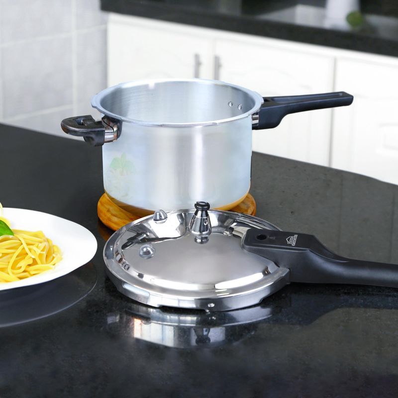 HOME ELEMENTS - OLLA A PRESION ALUMINIO 56L CON TAPA ACERO