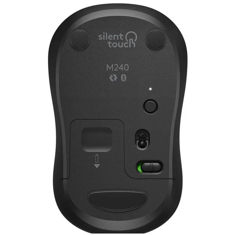 LOGITECH - MOUSE LOGITECH M240 BLUETOOTH GRAFITO - TECNOLOGIA SILENT TOUCH