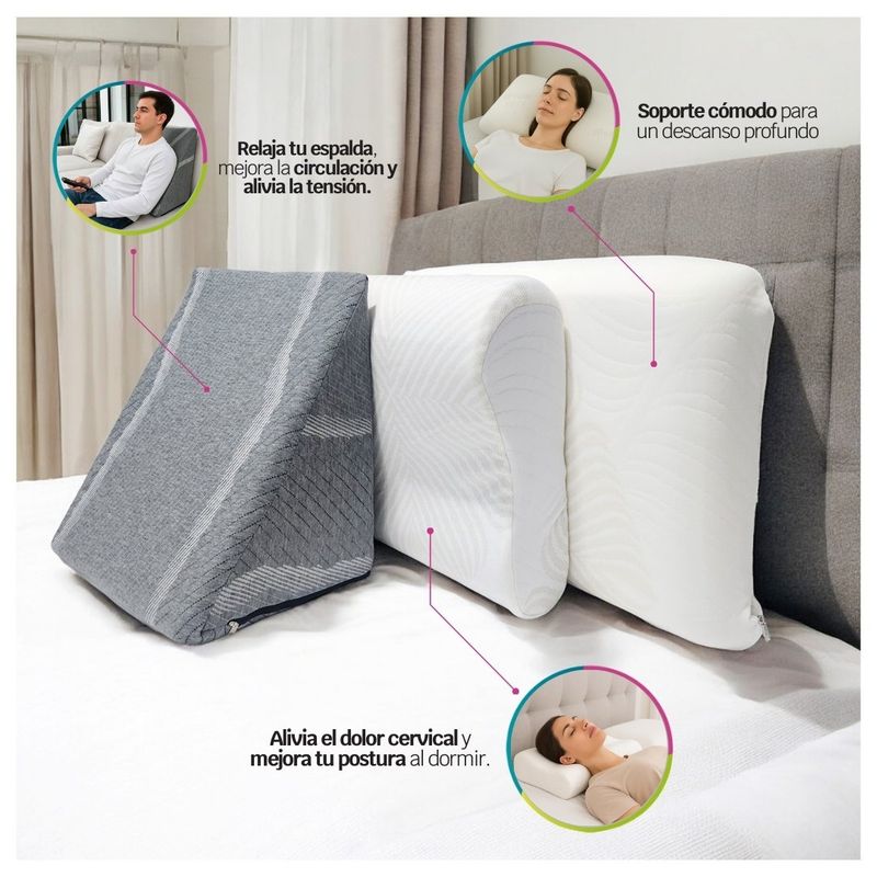 Cojin Triangular TV Almohada Cervical Almohada Penta Hogareto - Main Image