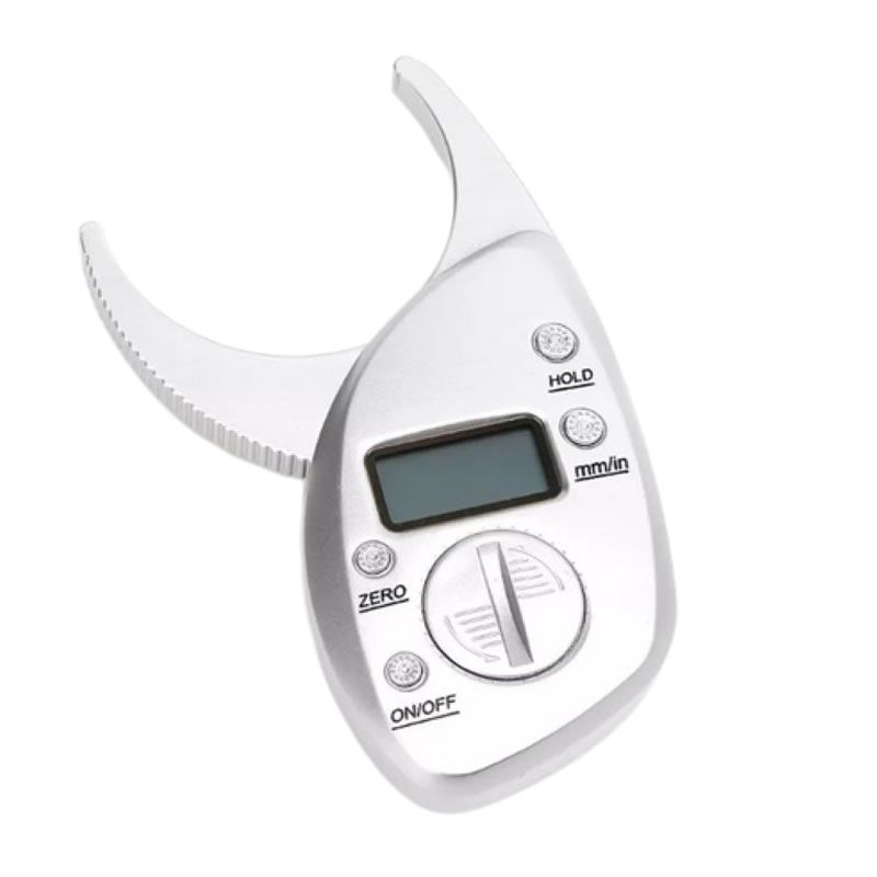 GENERICO - Adipometro digital medidor de grasa corporal plicometro