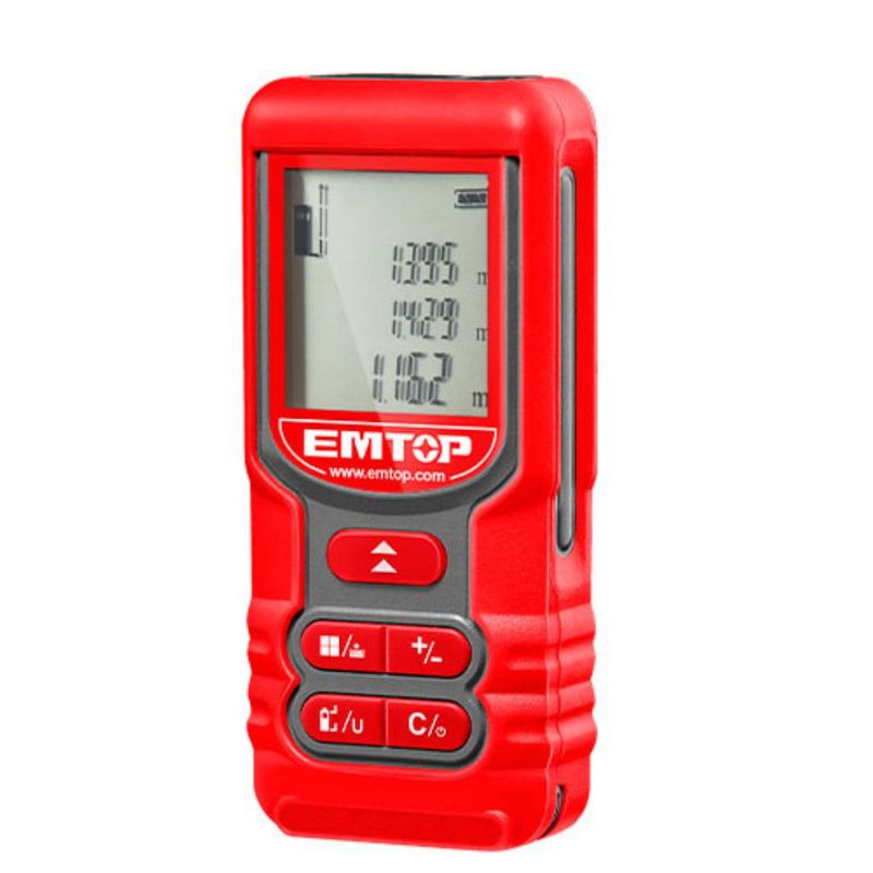  - Medidor De Distancia Laser 0.05 A 60 Metros Emtop