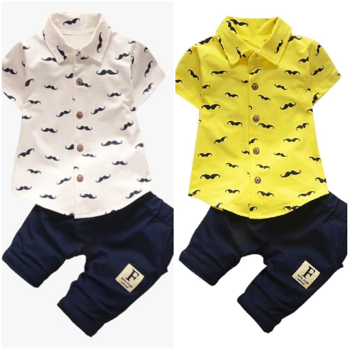 LUSOLSI - Pack por dos conjuntos Prendas niños ropa elegante de vestir bebes