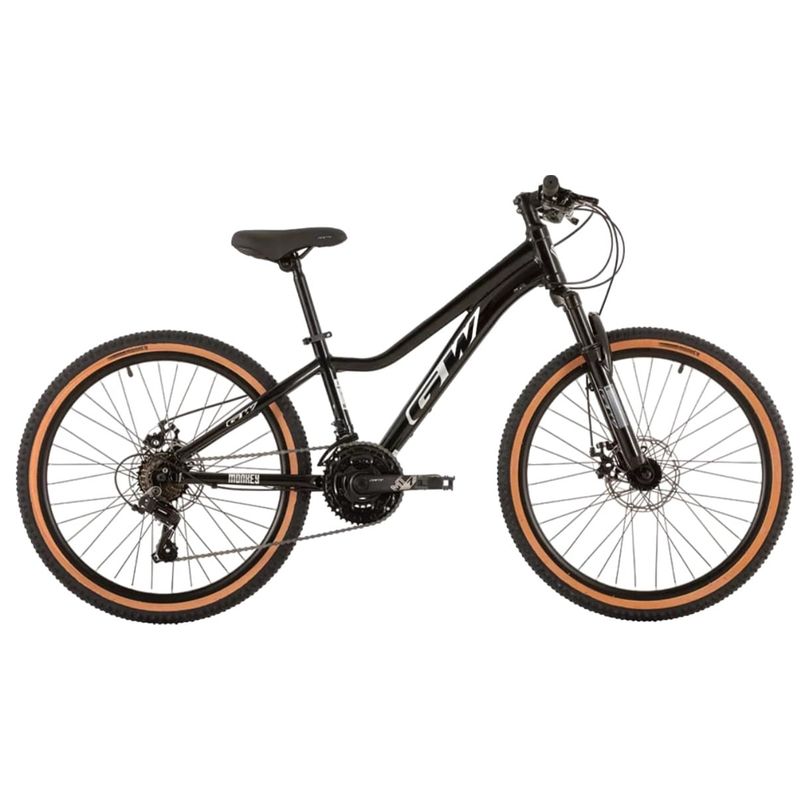 GW - Bicicleta GW MONKEY Aluminio Rin 24 7X3 Vel Talla 12.5"