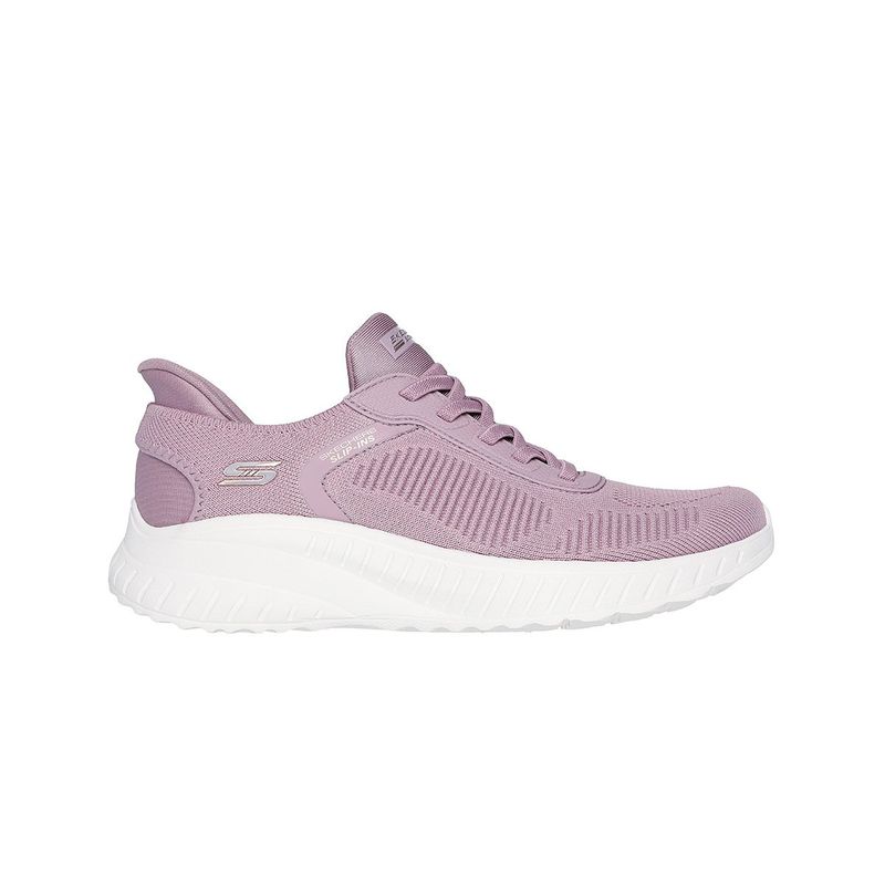 SKECHERS - SKECHERS TENIS BOBS SQUAD CHAOS LIFE STYLE DAMA MORADO