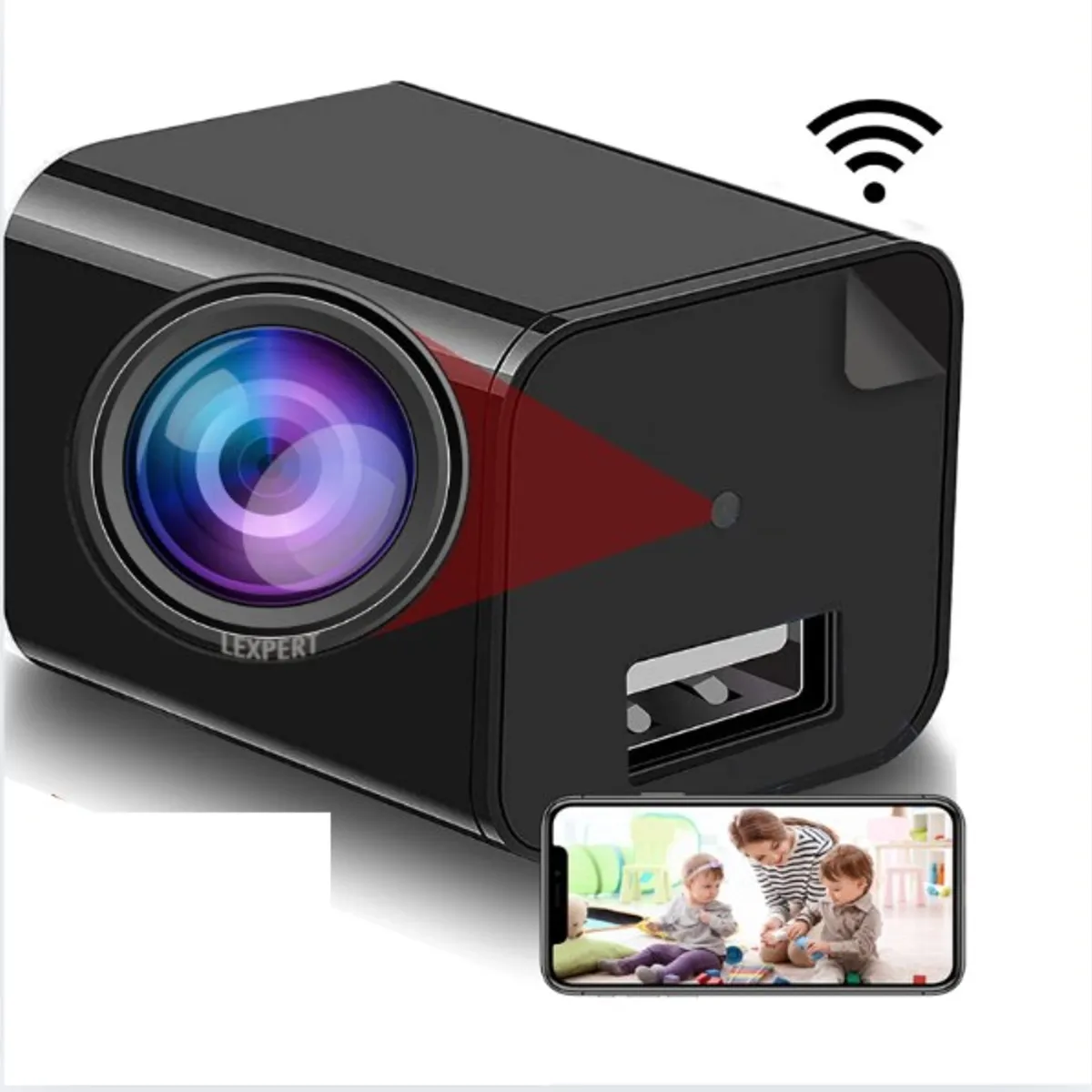 GENERICO - Cargador de cámara espía  Enchufe oculto 567-1