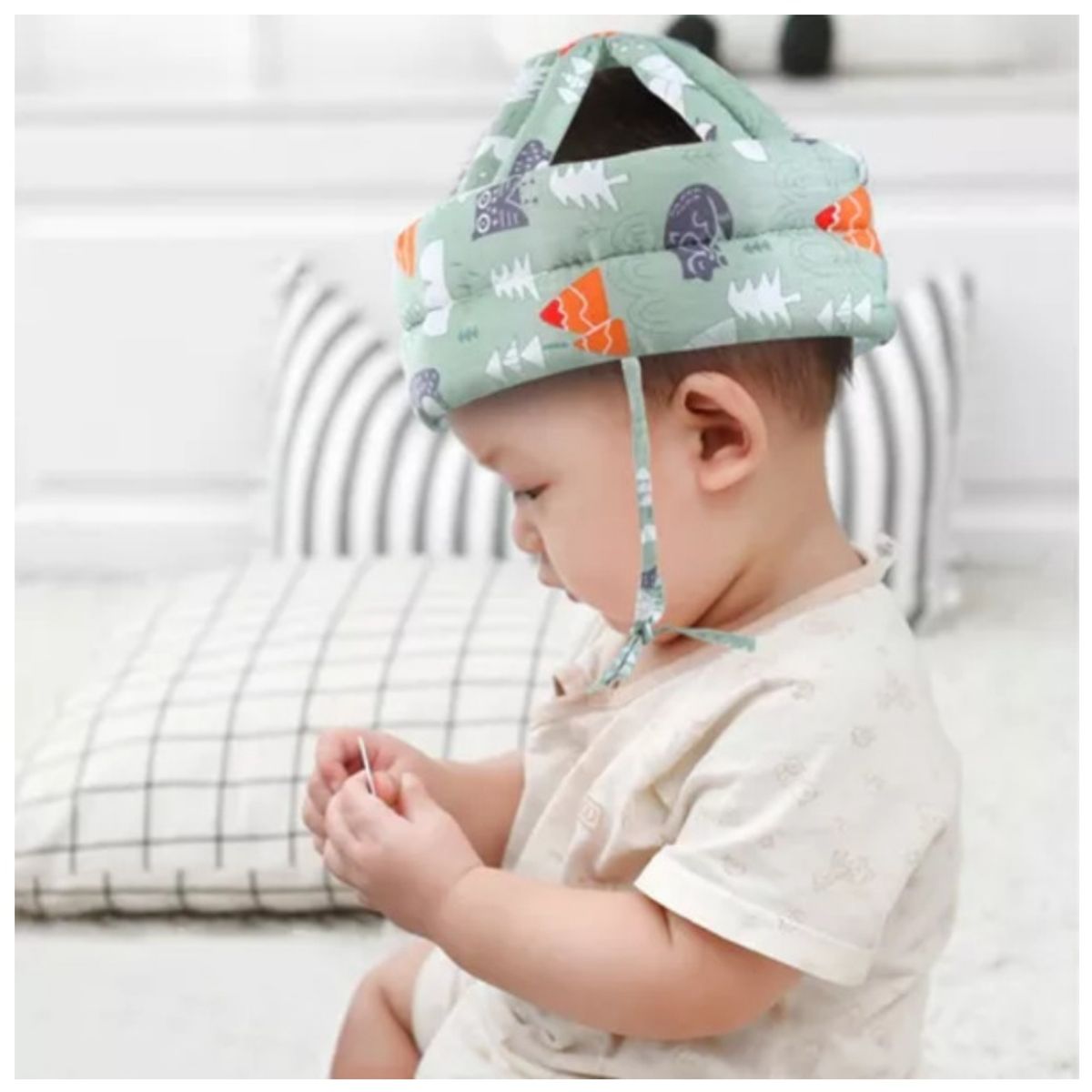 GENERICO - Casco De Seguridad Para Bebé Protección Antigolpes