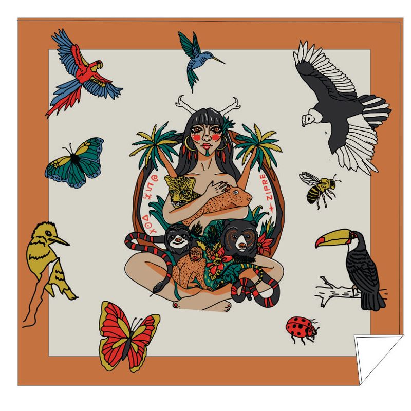 ZIPRE - Pañoleta Eco Tierra-aire