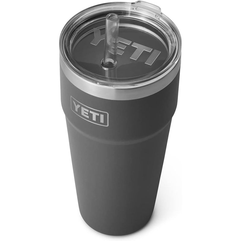 YETI - YETI Vaso  26 oz con popote acero inoxidable aislado al vacío