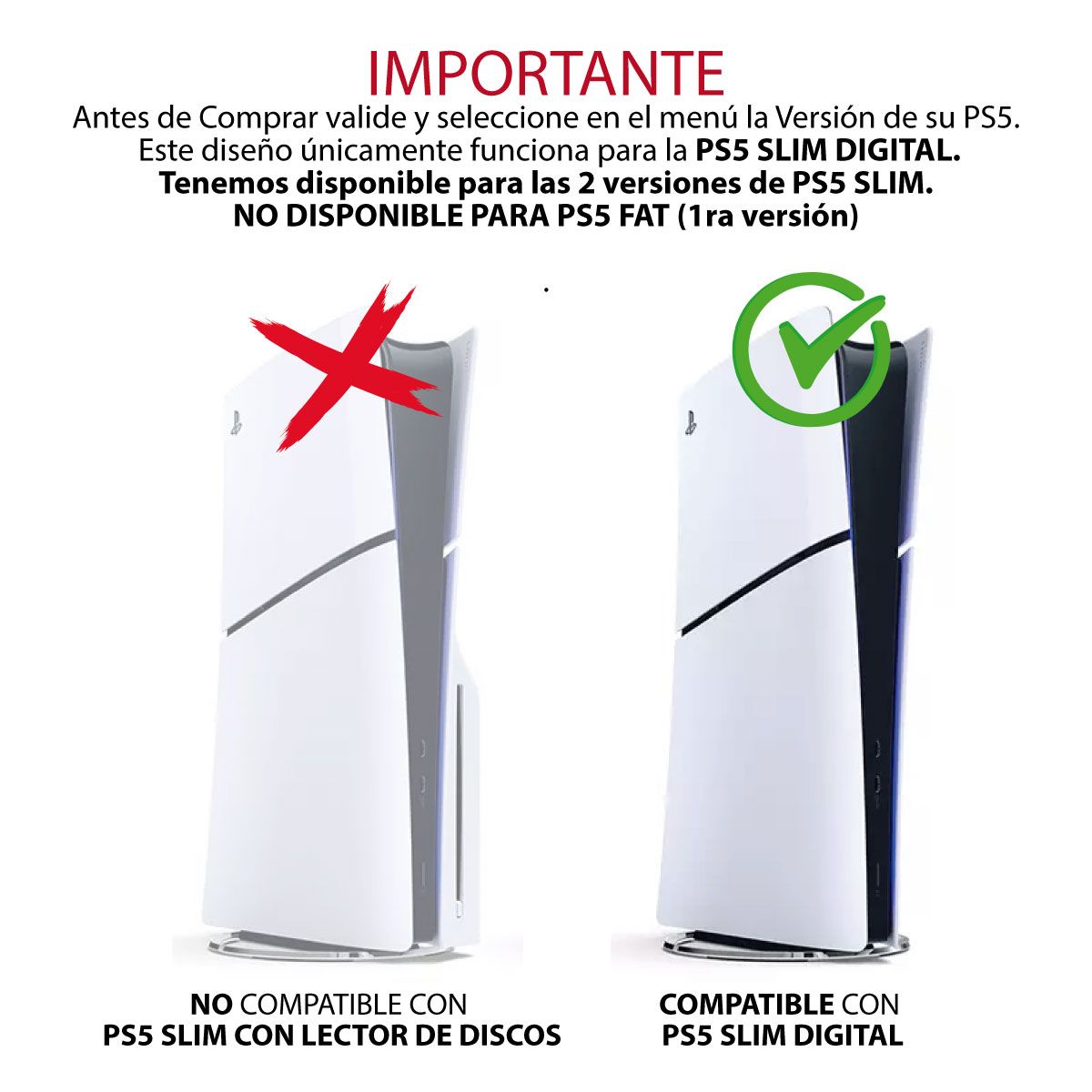 GENERICO - Soporte de Pared para ps5 SLIM DIGITAL + 2 soportes de control.