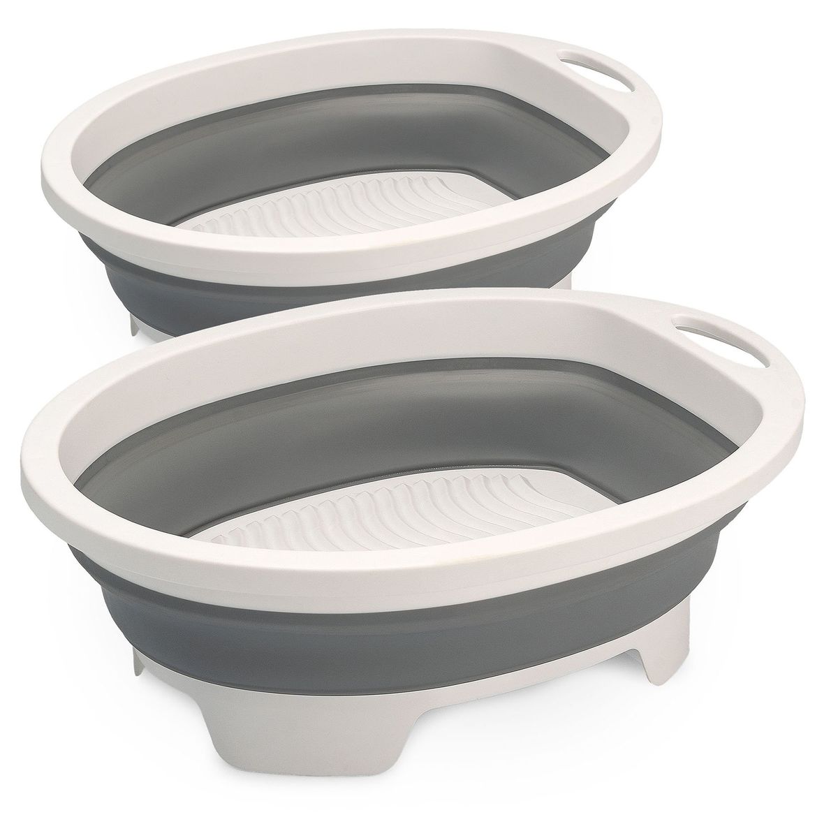 ENERGY PLUS - Set x2 Balde Lavadero Plegable para Ropa Interior o Prendas