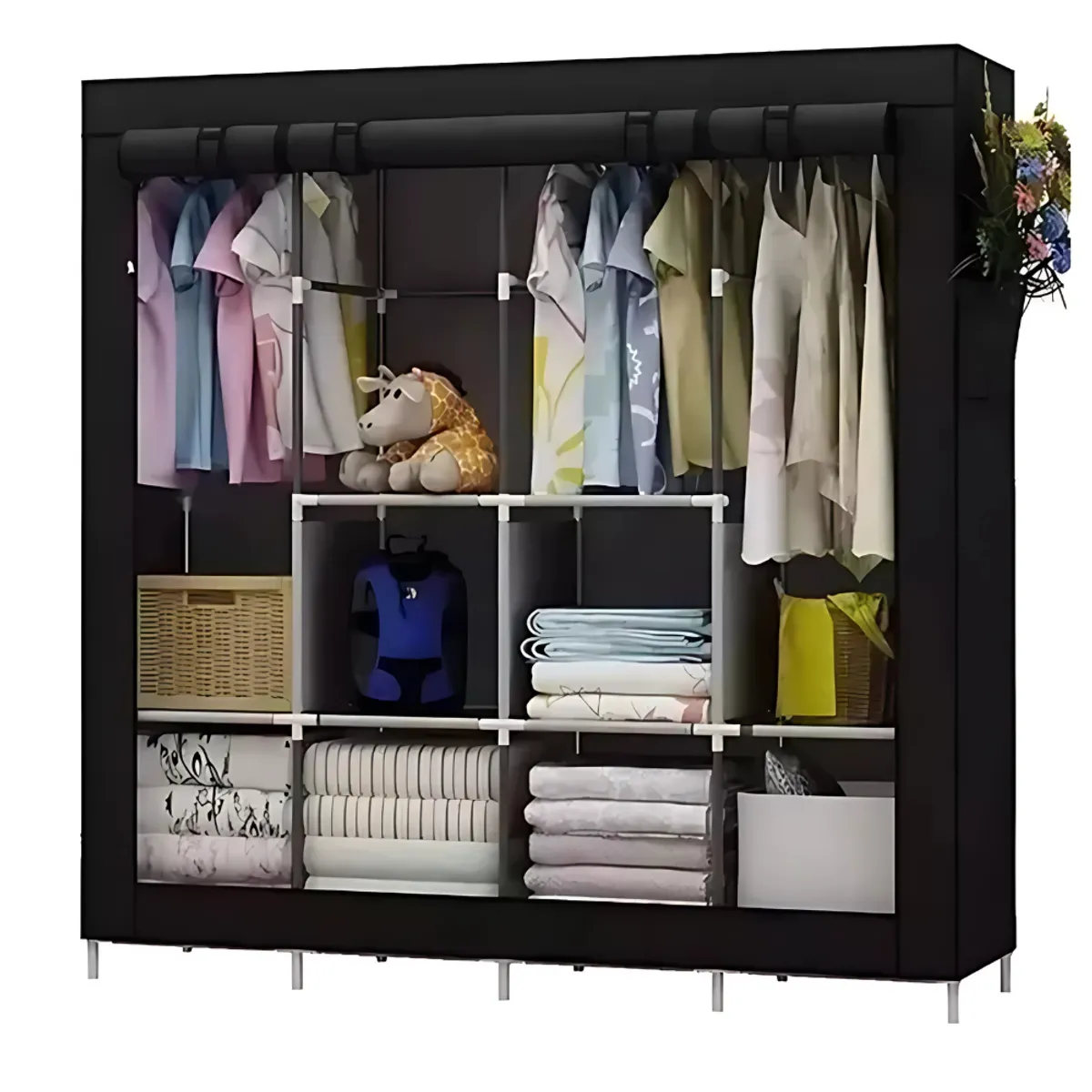 GENERICO - Closet Ropero De 4 Módulos Armario Armable