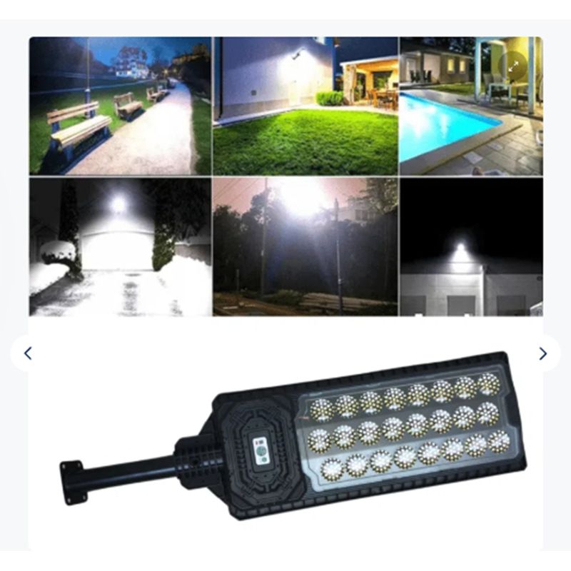 GENERICO - Lampara Para Exteriores Solar Luz Blanca