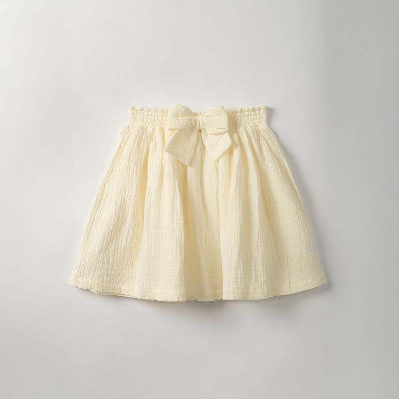 QTORSE - Falda para Niña Crema