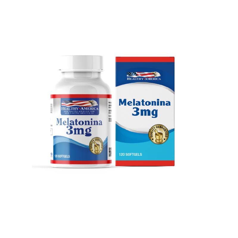 HEALTHY AMERICA - MELATONINA  3MG X 120 CAPSULAS BLANDAS