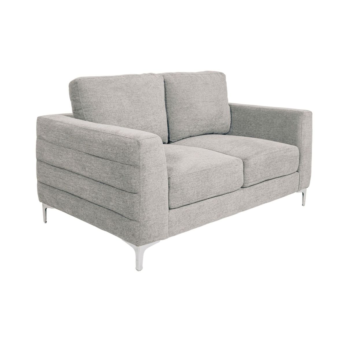 MAXIMUEBLES - Sofá Boston 2 Puestos Gris Claro