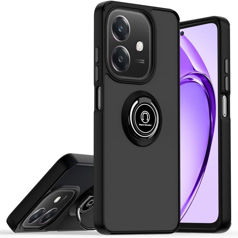 GENERICO - Funda Estuche Anti Golpes Mate Compatible Con Oppo A20 A40 Y A60 Negro