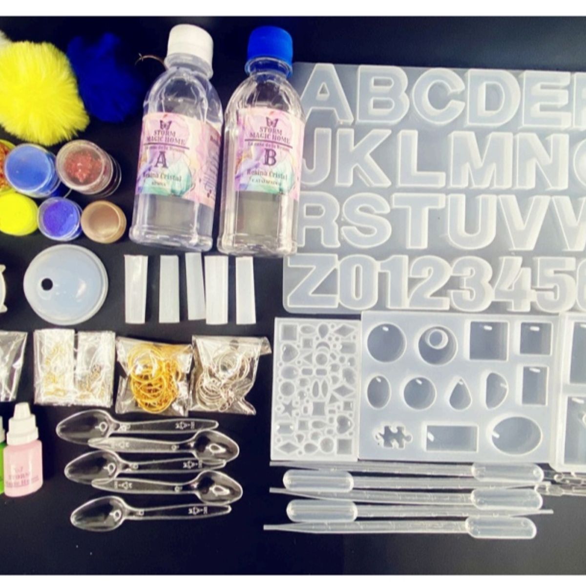 GENERICO - KIT RESINA CRISTAL MAGIC HOME LA CASA DE LA RESINA