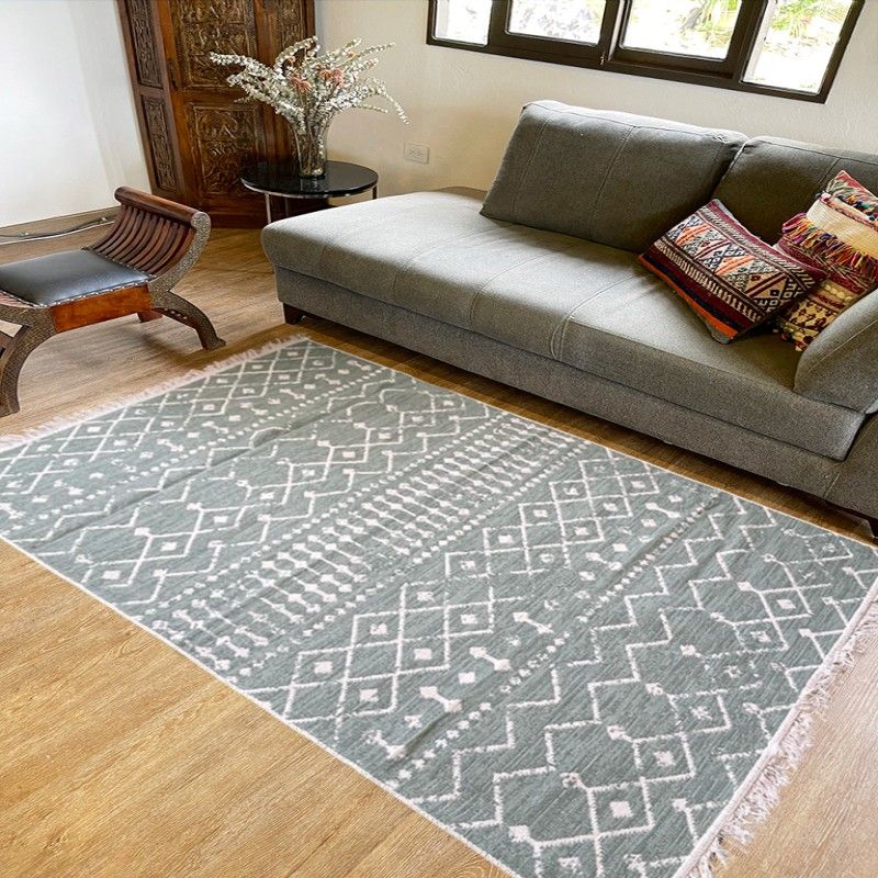 GENERICO - Tapete Kilim Diseño Capadocia 180X120 cm - Verde