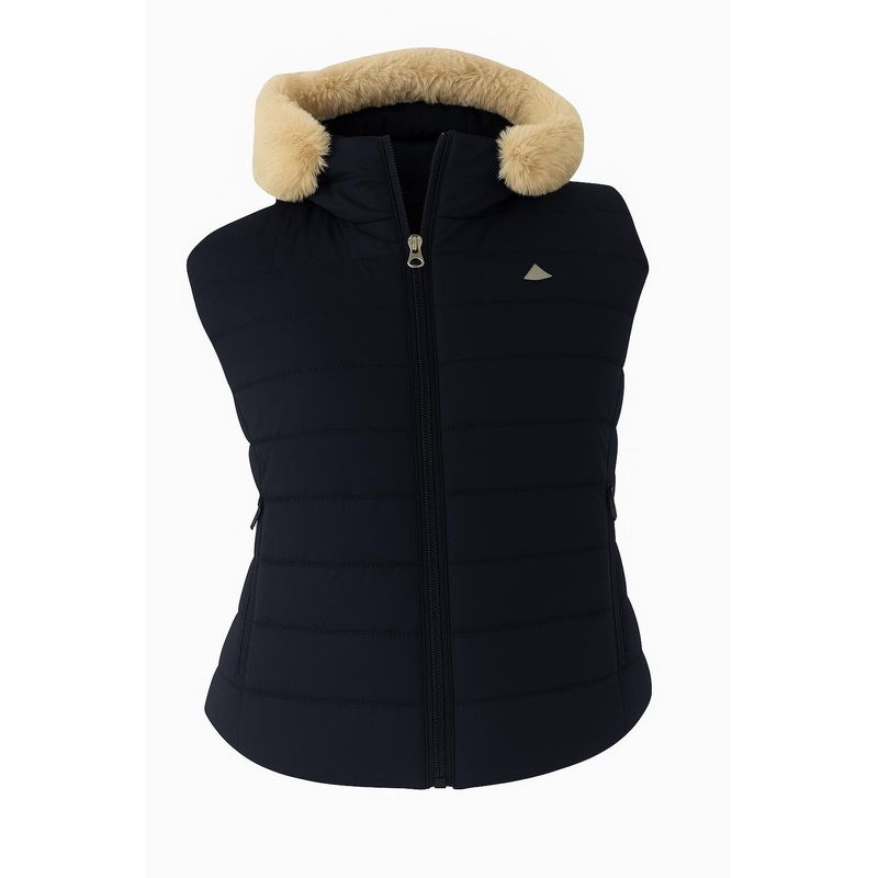 MODA EN CIRCUITO - Chaleco impermeable para Mujer Azul Oscuro