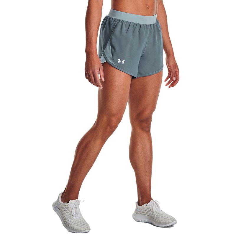 UNDER ARMOUR - UNDER ARMOUR SHORT FLY BY 2.0 RUNNING DAMA GRIS