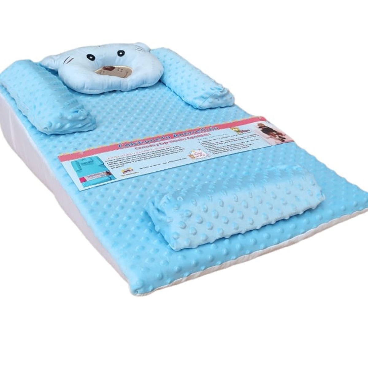 GENERICO - Colchoneta Antirreflujo De Bebe Antialérgica 50x75x14