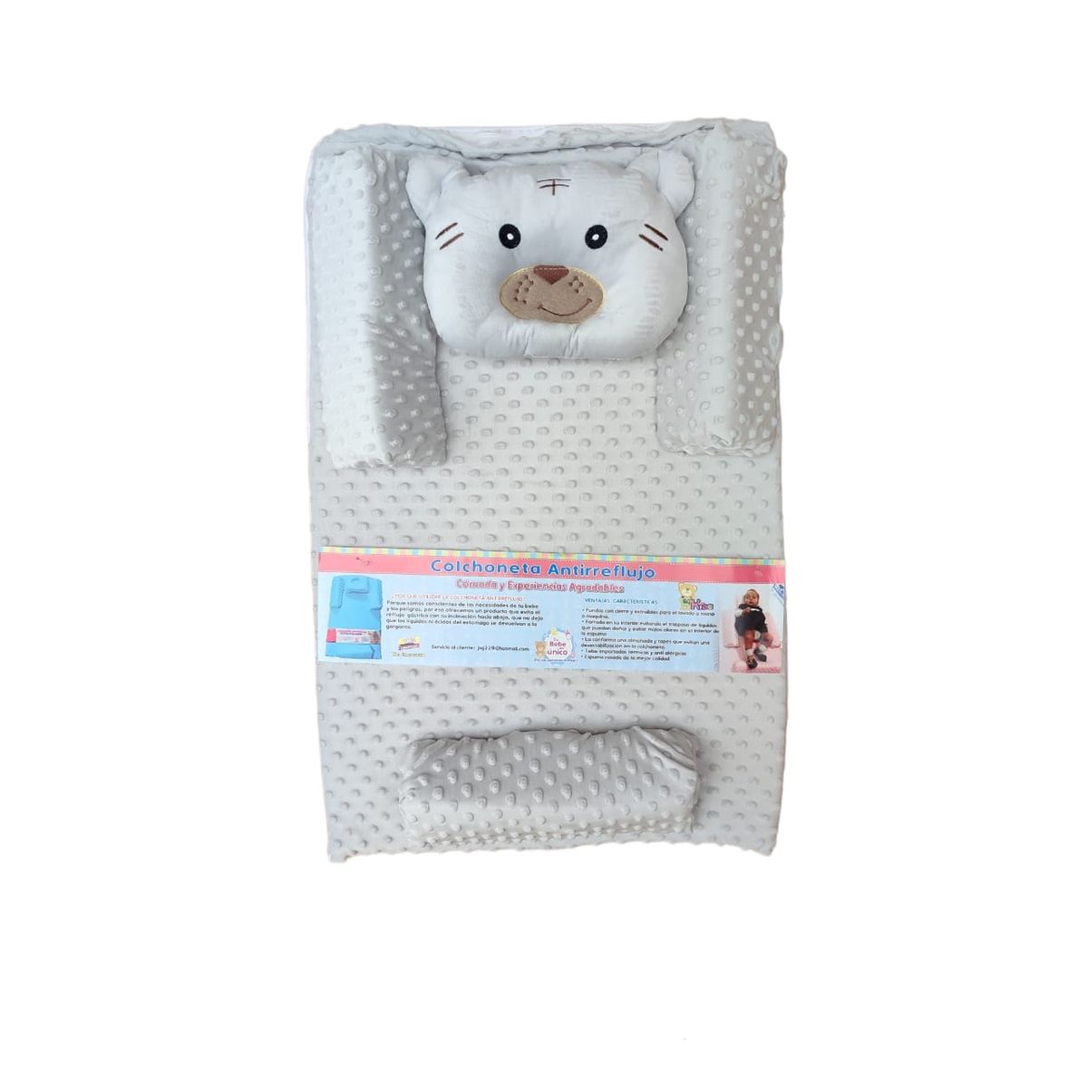 GENERICO - Colchoneta Antirreflujo De Bebe Antialérgica 50x75x14