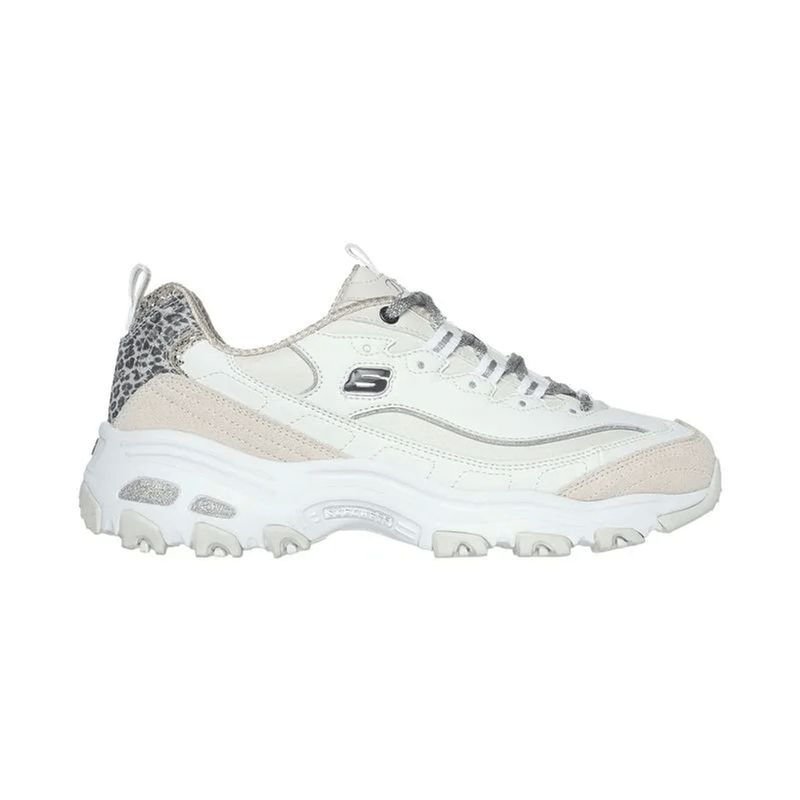 SKECHERS - Tenis Skechers Para Mujer D´Lites Color Blanco y Beige