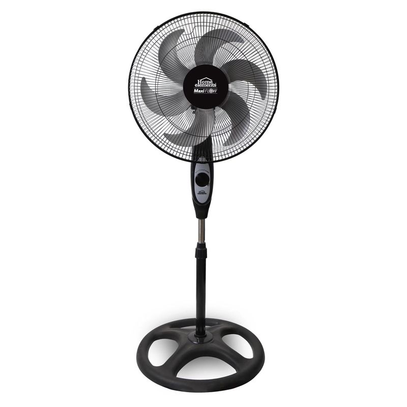 HOME ELEMENTS - Ventilador De Piso Pedestal 18 P 85 Watts