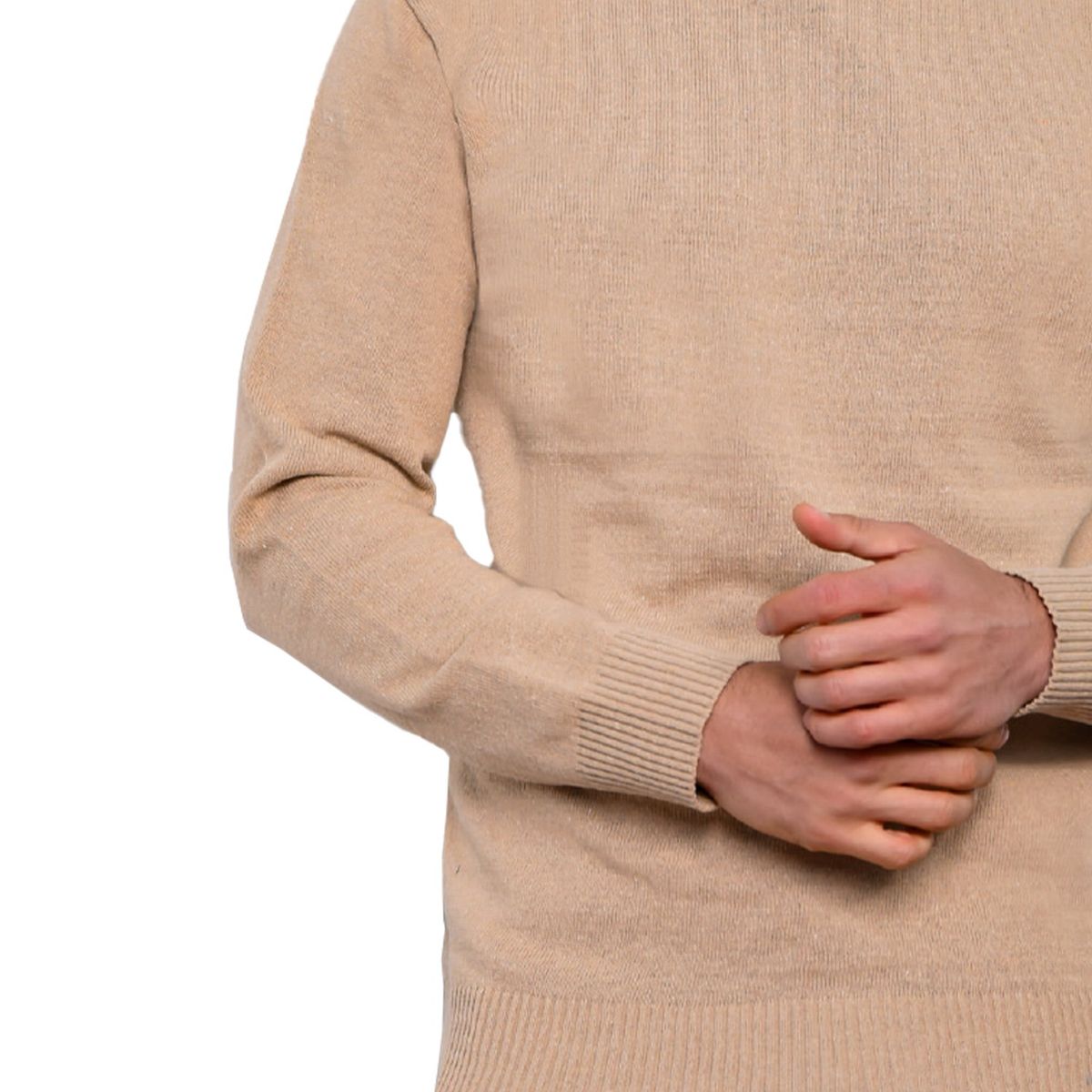 SYK - Buzo Cuello Tortuga Para Hombre Unicolor