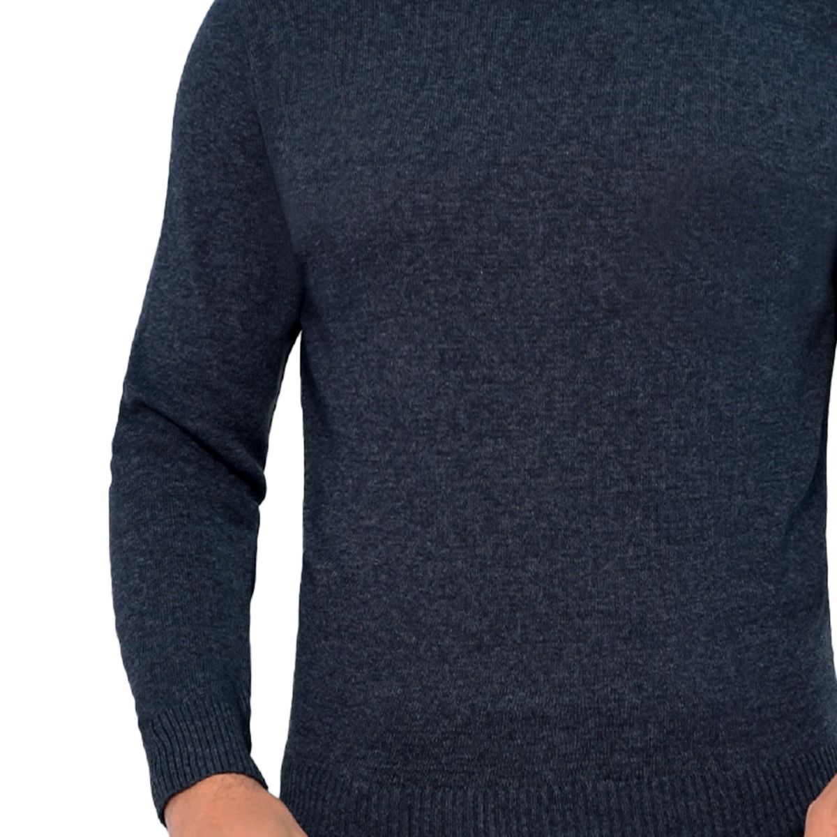 SYK - Buzo Cuello Tortuga Para Hombre Unicolor
