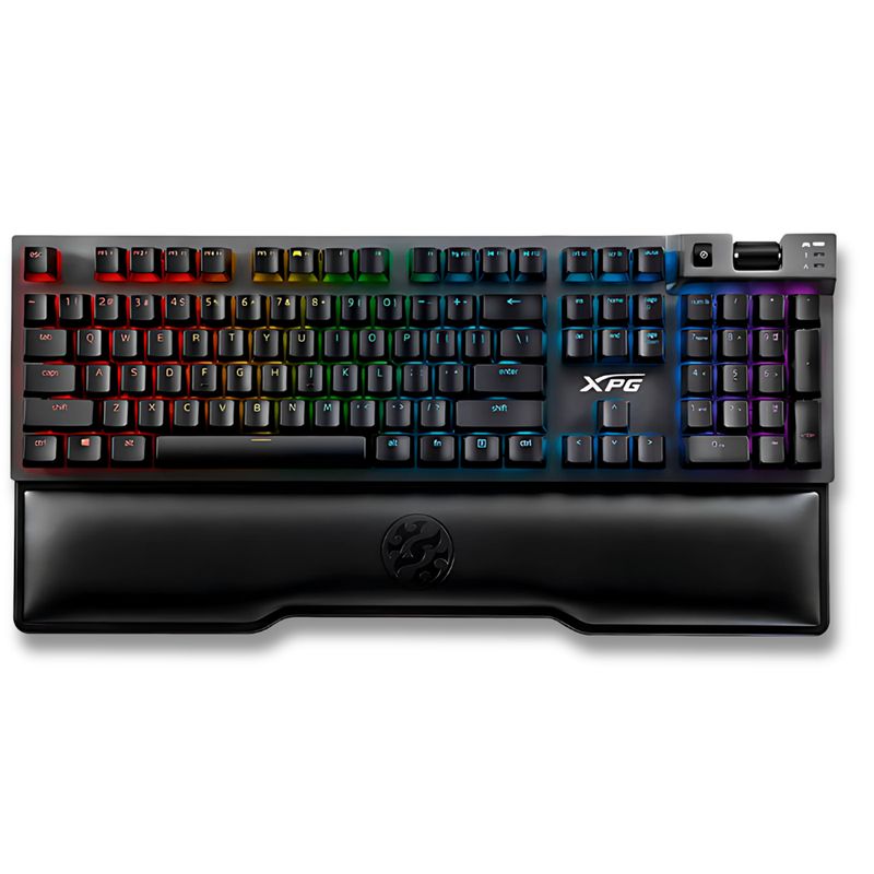 XPG - TECLADO GAMER MECANICO XPG CHERRY MX ALUMINIO AZUL