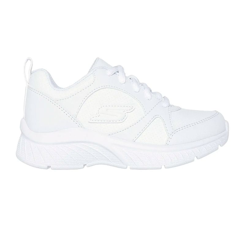 SKECHERS - Tenis Skechers Blanco Junior Microspec Plus