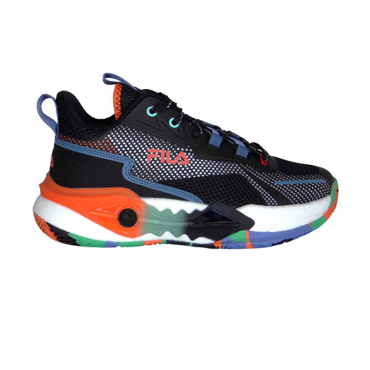 FILA - Botas Fila Damber Hombre-Negro/Naranja