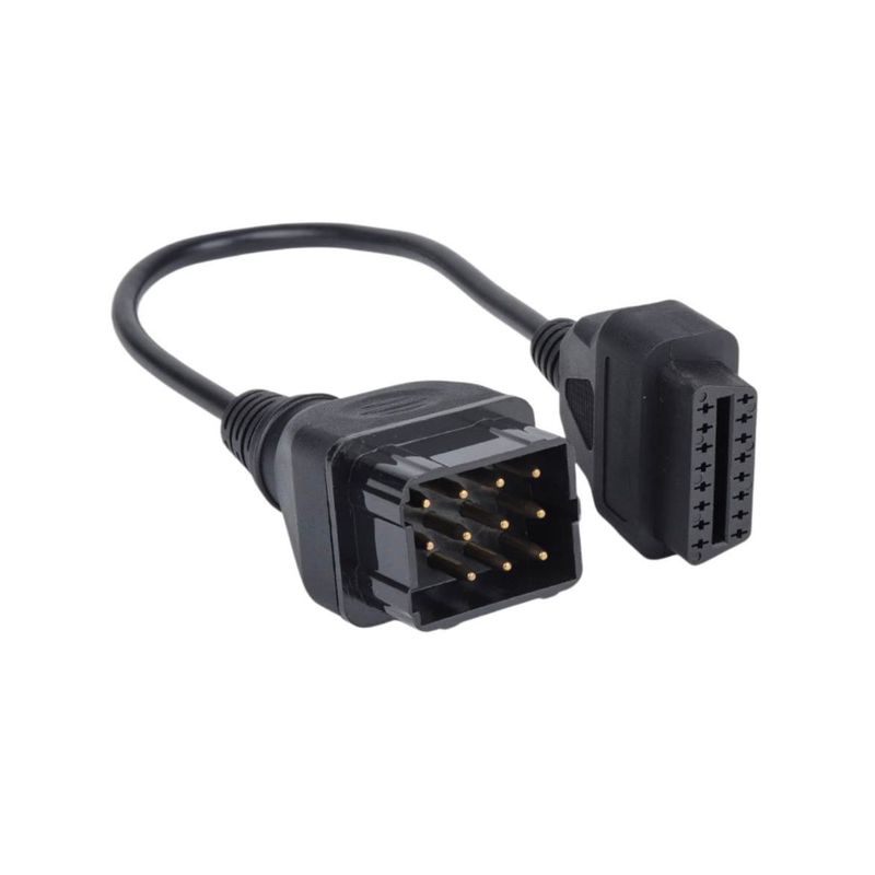 GENERICO - Cable Conector De 12 Pines A Obd2 Scanner renault - gaz