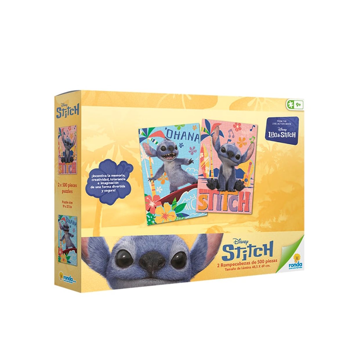 RONDA - Rompecabezas 2 X 500 Piezas Stitch