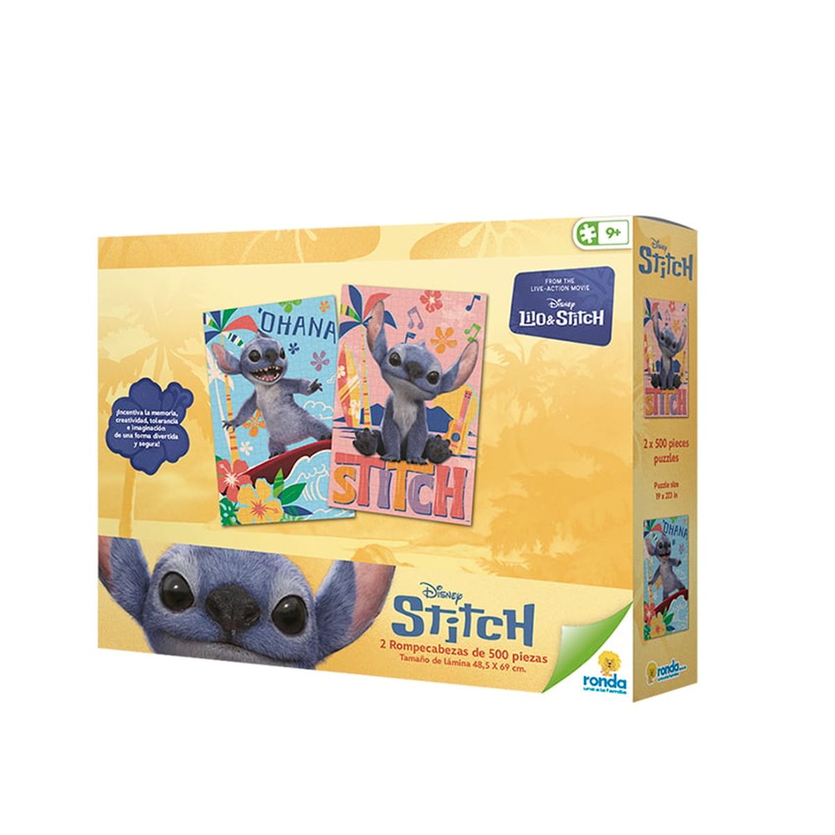 RONDA - Rompecabezas 2 X 500 Piezas Stitch